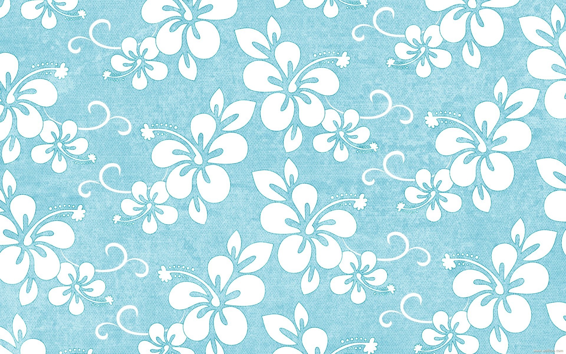 blue floral pattern wallpaper