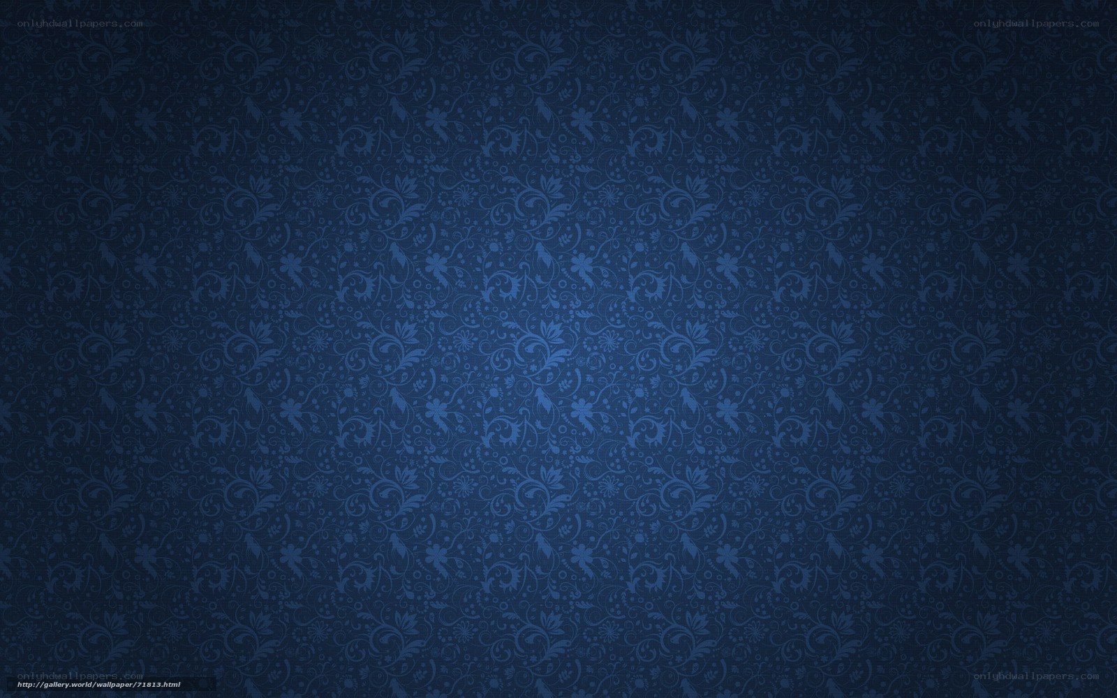 blue floral pattern wallpaper