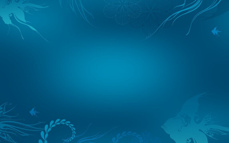 blue floral underwater background