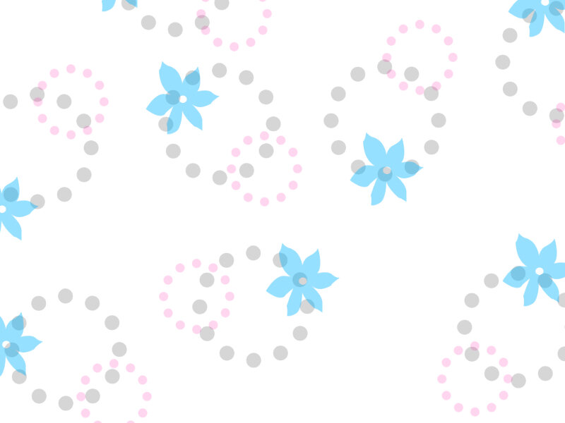 blue flower pattern