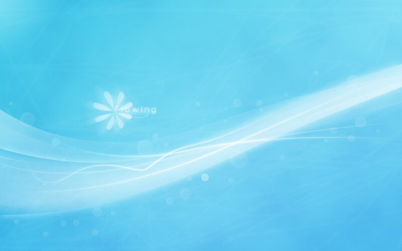 blue flowing lines background