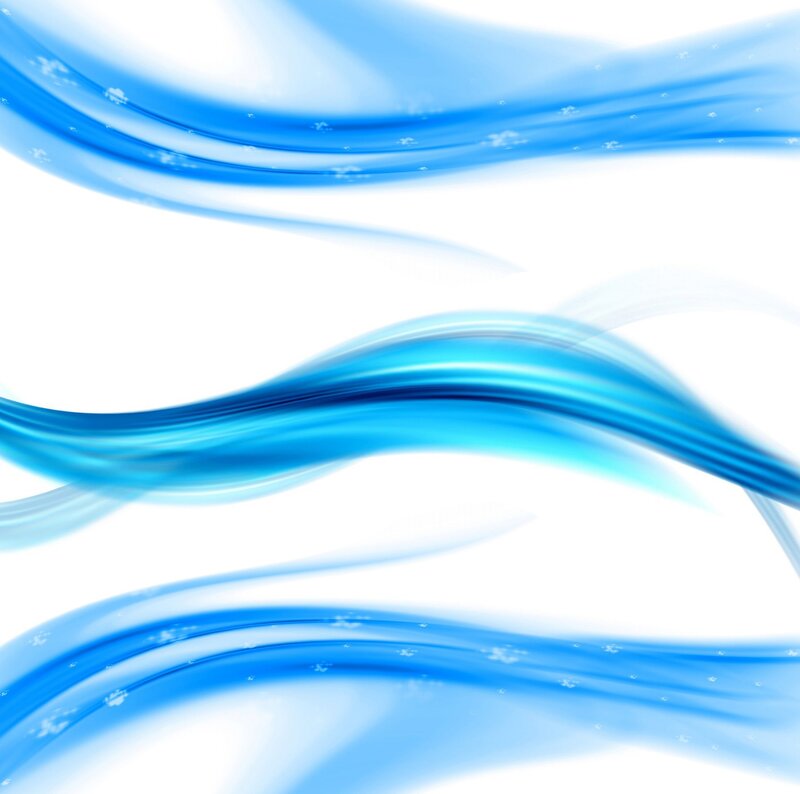 Blue Flowing Waves