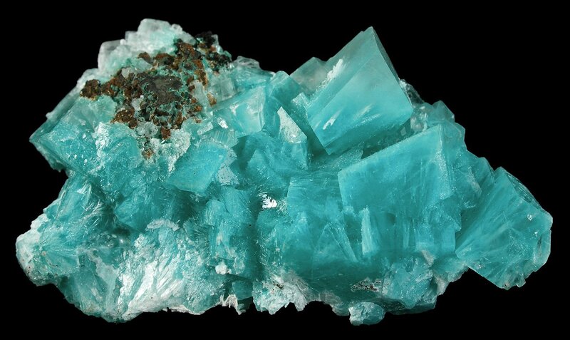 Blue Fluorite Crystals