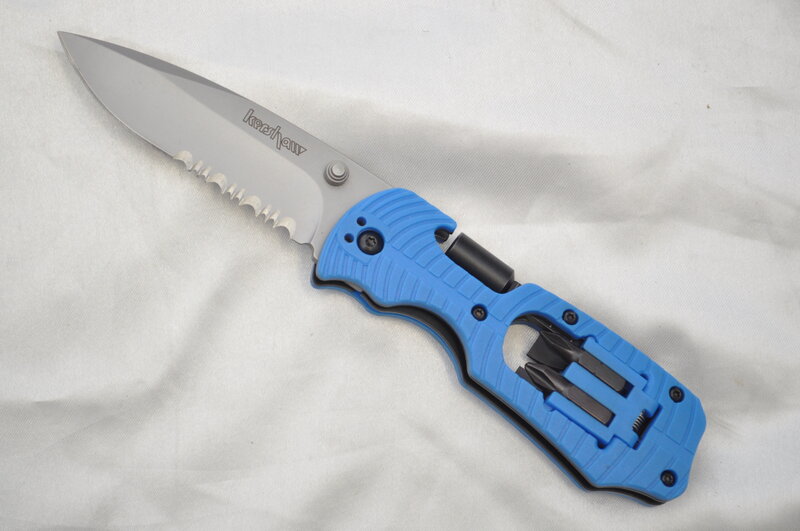 Blue Folding Knife