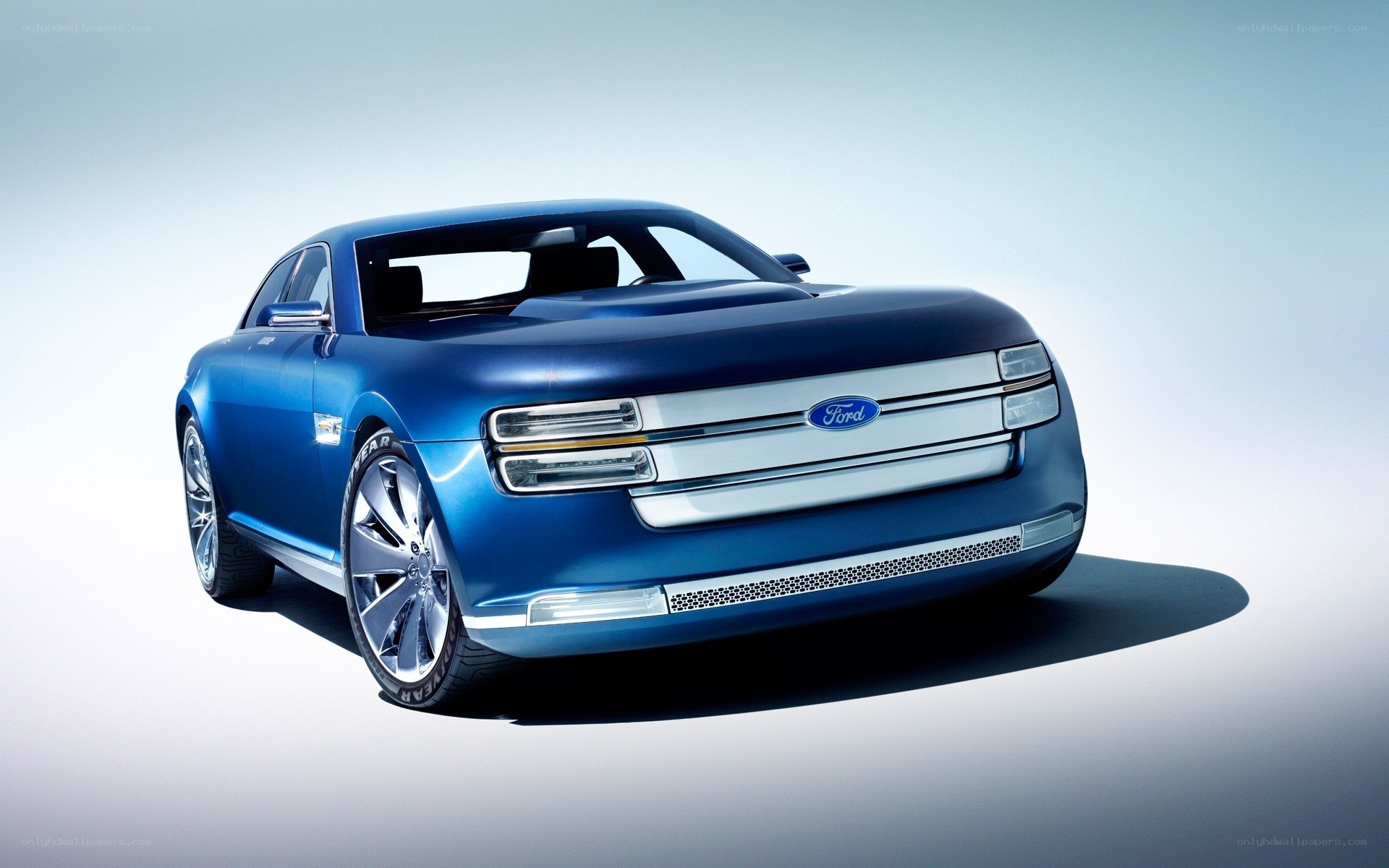 Blue Ford concept car