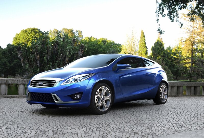 Blue Ford Concept Car