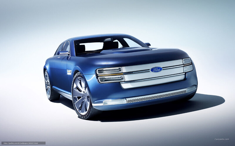 Blue Ford Concept Car