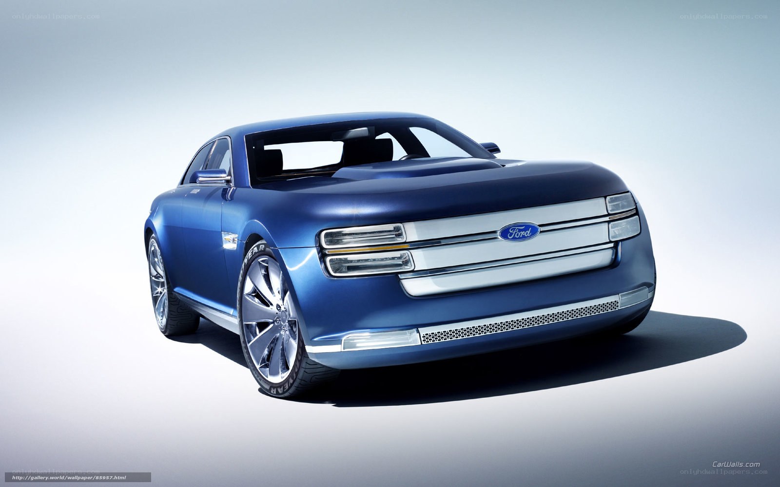 Blue Ford Concept Car
