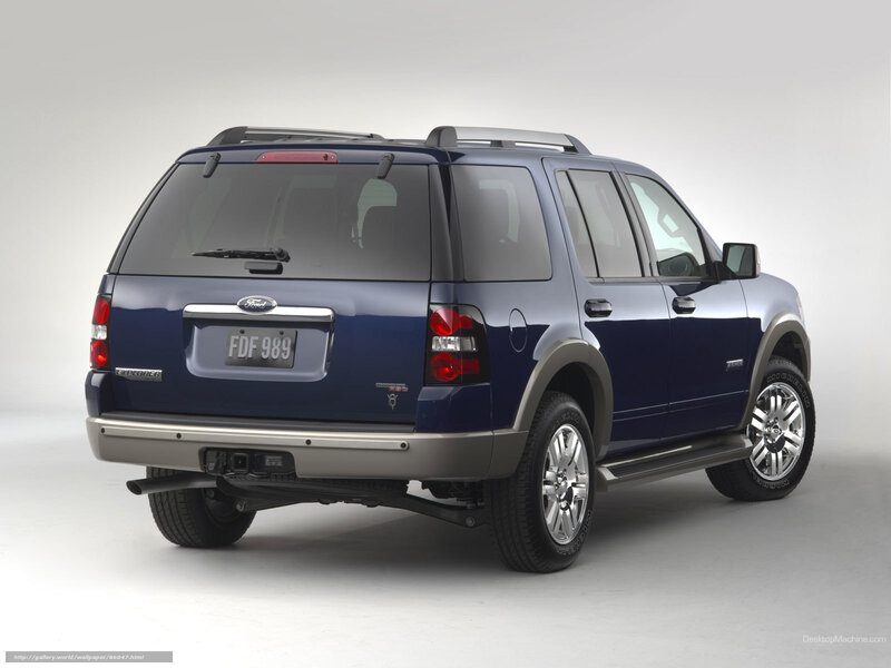 Blue Ford Explorer SUV — Neutral, Photograph