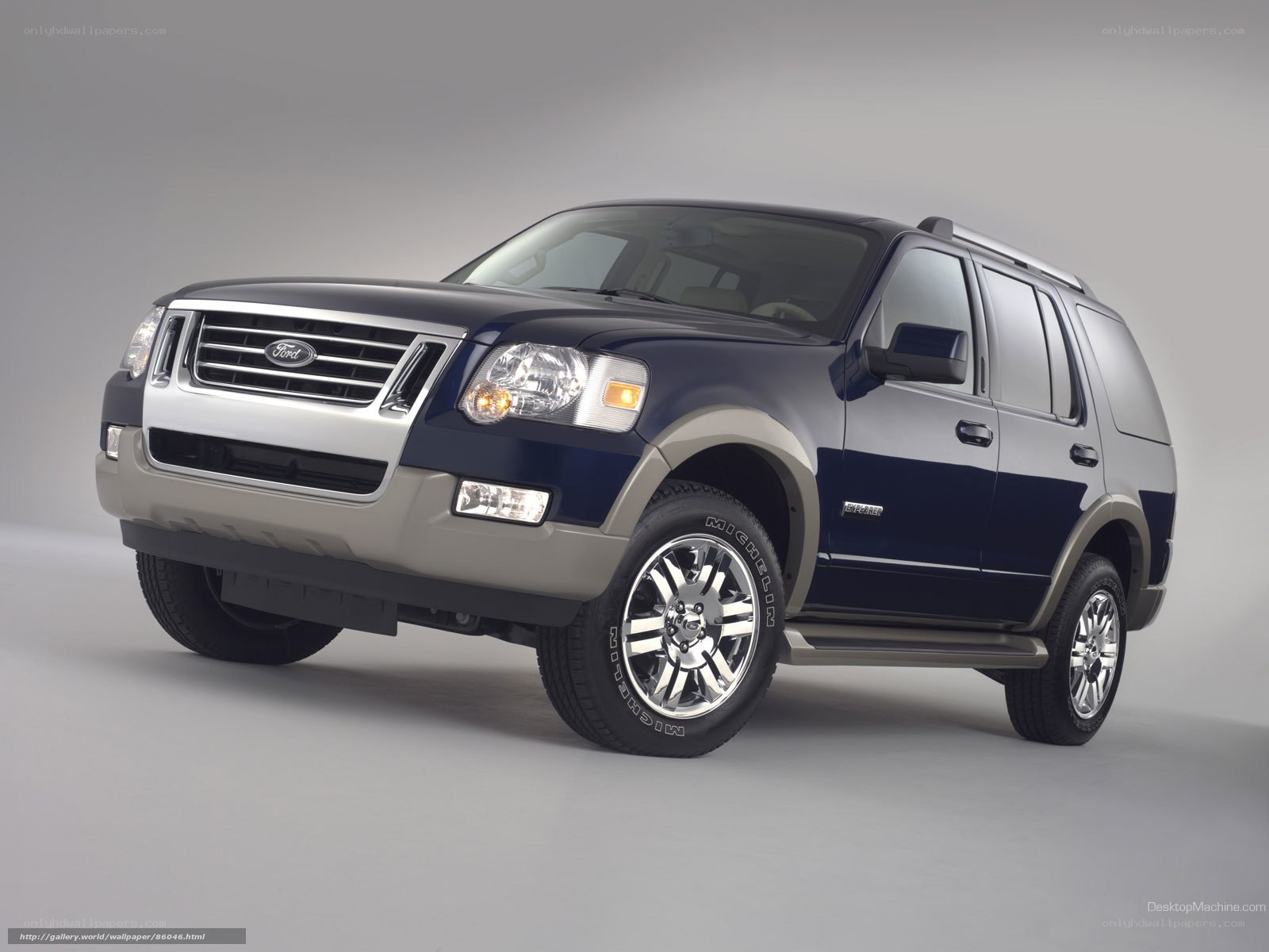 blue ford explorer suv