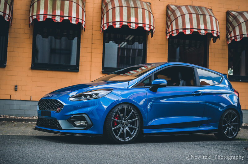 Blue Ford Fiesta St
