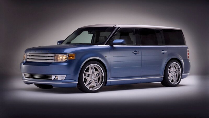 blue ford flex concept