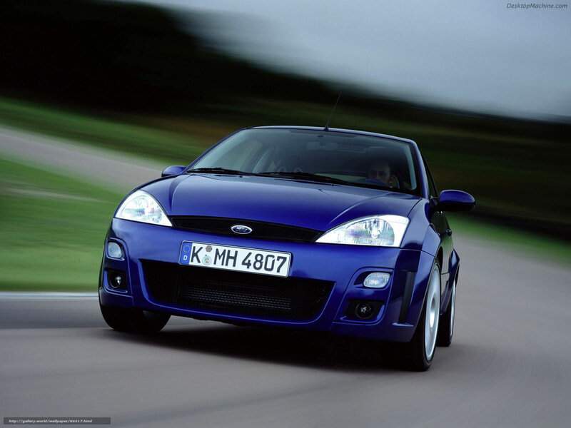 Blue Ford Focus Car — Dynamic