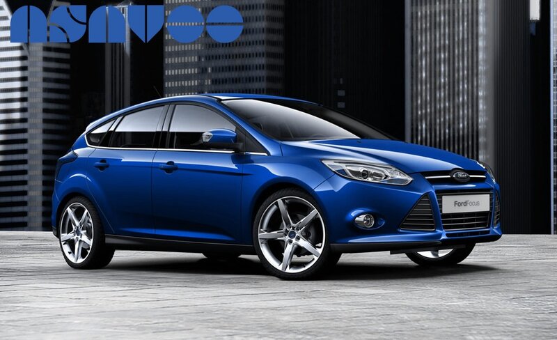 Blue Ford Focus Car — Modern