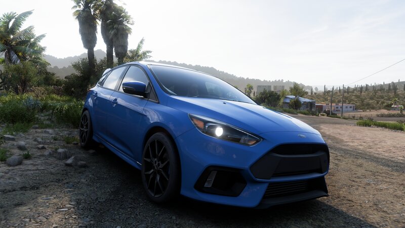 Blue Ford Focus Rs — Serene