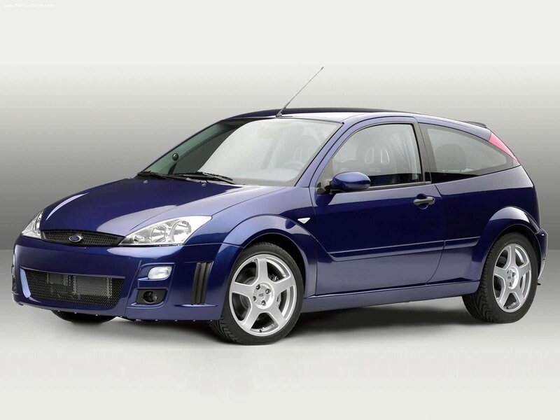 blue ford focus st hatchback