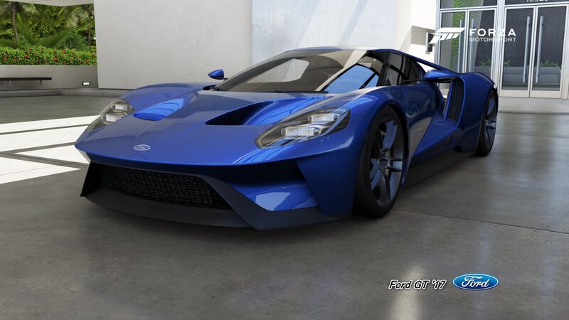 Blue Ford GT '17