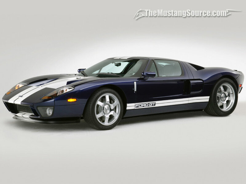 Blue Ford GT Car — Neutral
