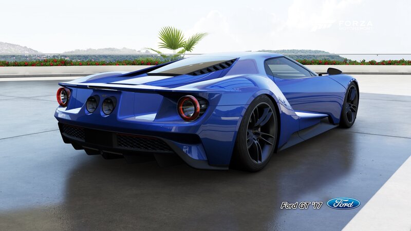 Blue Ford GT Car — Serene