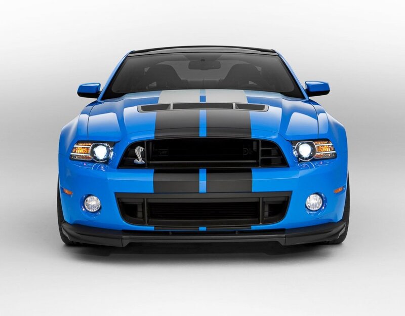 Blue Ford Mustang — Neutral, Photograph, Car