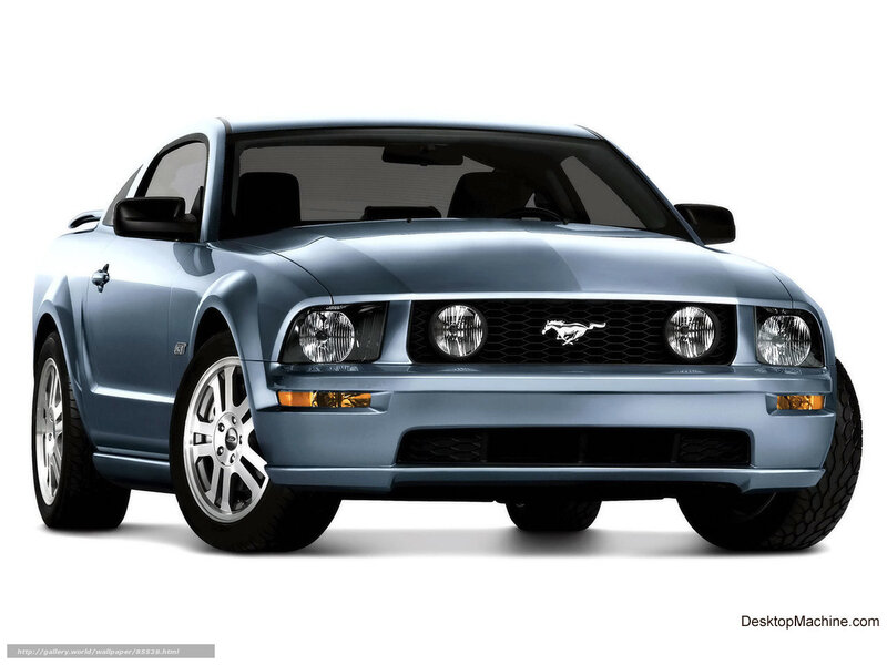 Blue Ford Mustang — Neutral