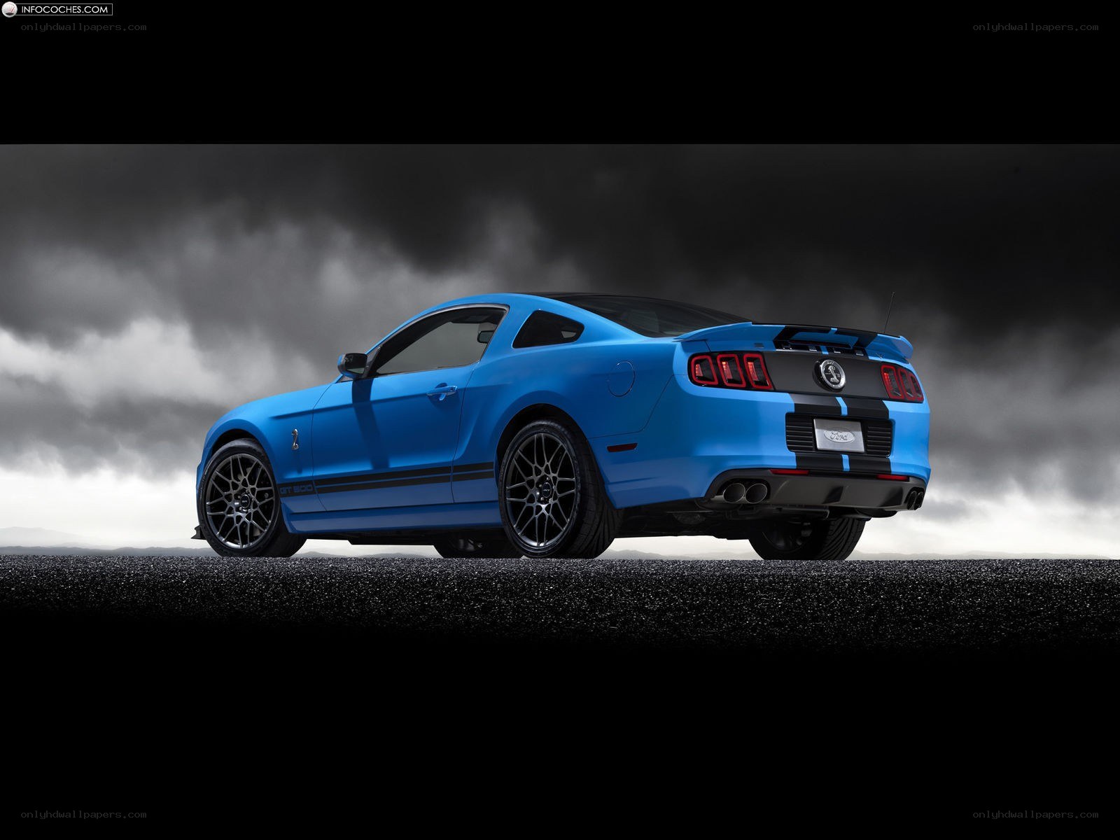 blue ford mustang shelby