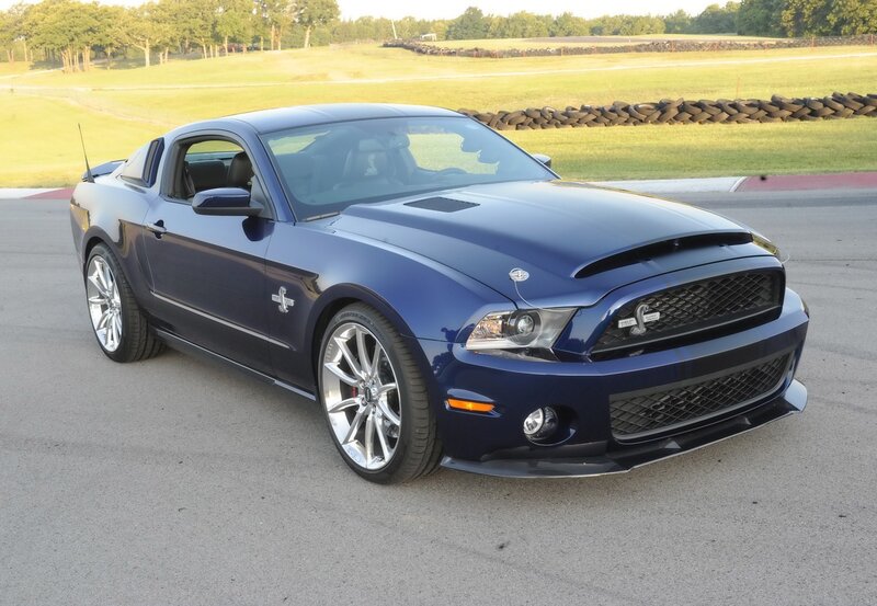 Blue Ford Mustang Shelby — Calm, Afternoon, Photograph, Car