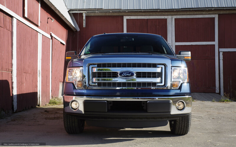 Blue Ford Pickup Truck — Calm