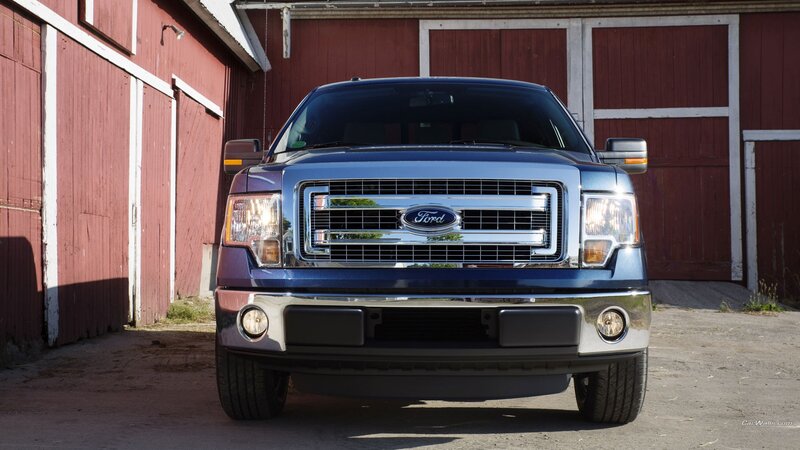 Blue Ford Pickup Truck