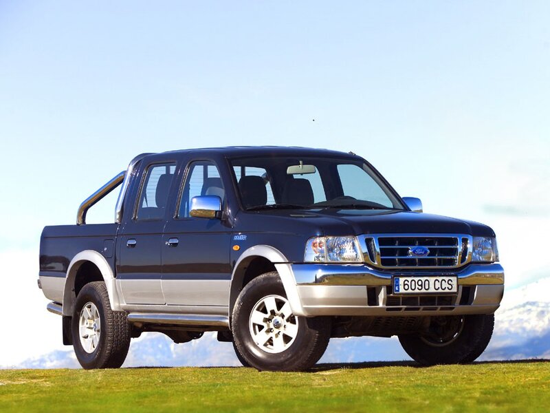 blue ford ranger pickup truck