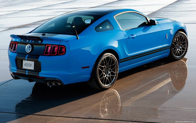 blue ford shelby gt500
