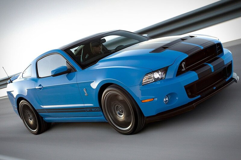 blue ford shelby gt500