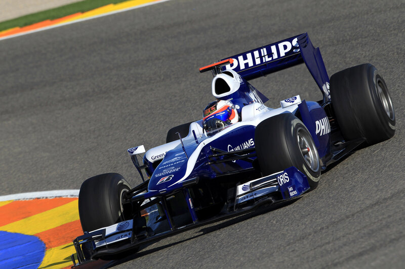 Blue Formula One Car — Dynamic