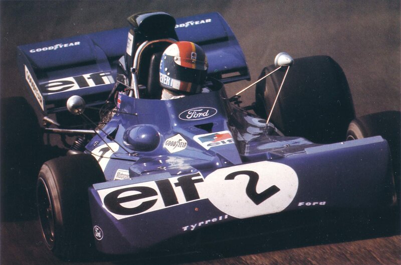 blue formula one car