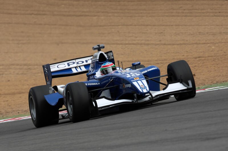 Blue Formula Race Car