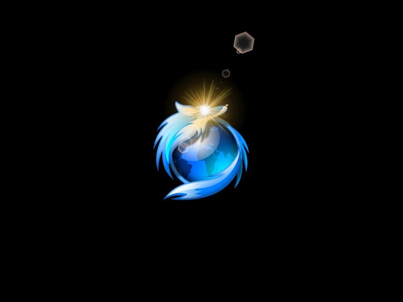 Blue Fox Around Globe