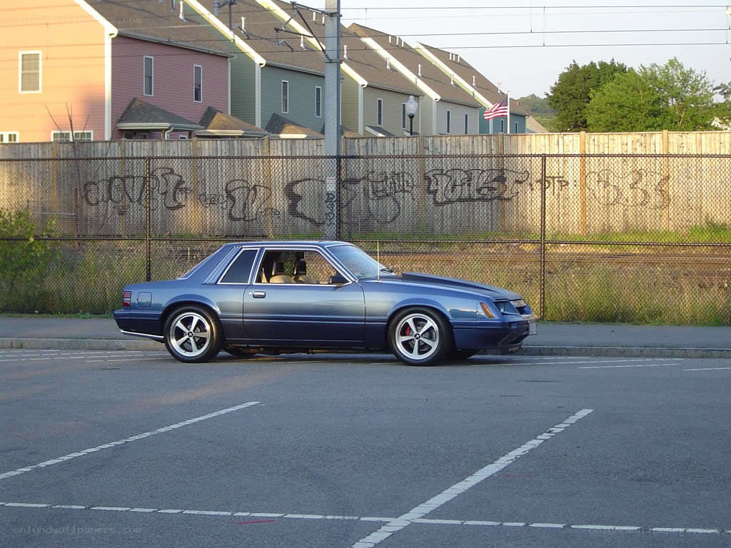 blue fox body style car