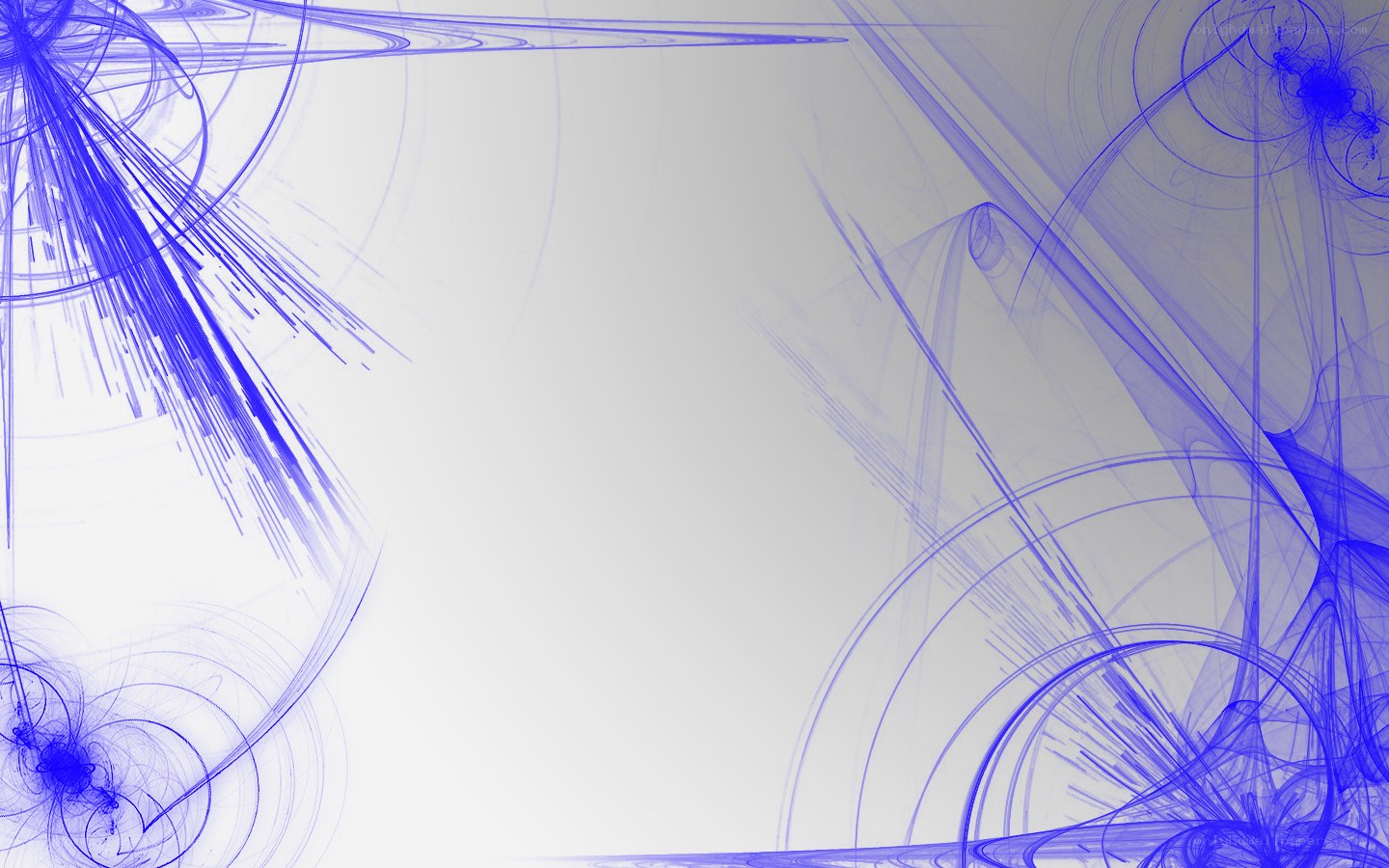 blue fractal abstract design