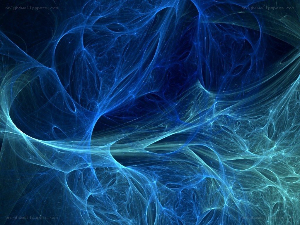 blue fractal abstract pattern