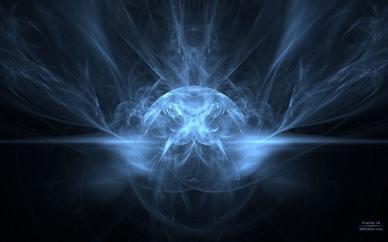 Blue fractal energy burst