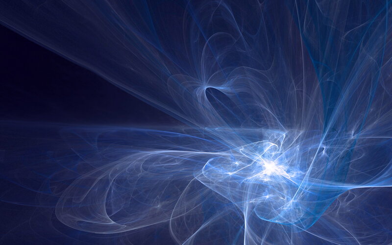 Blue fractal energy burst