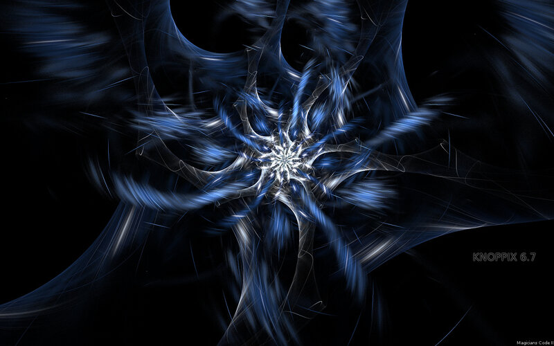 blue fractal explosion
