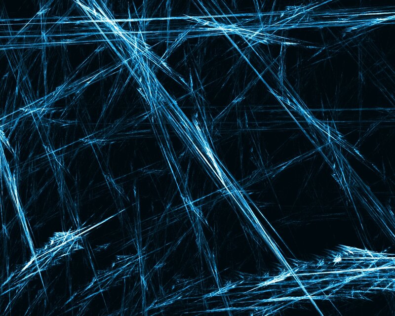 blue fractal line pattern