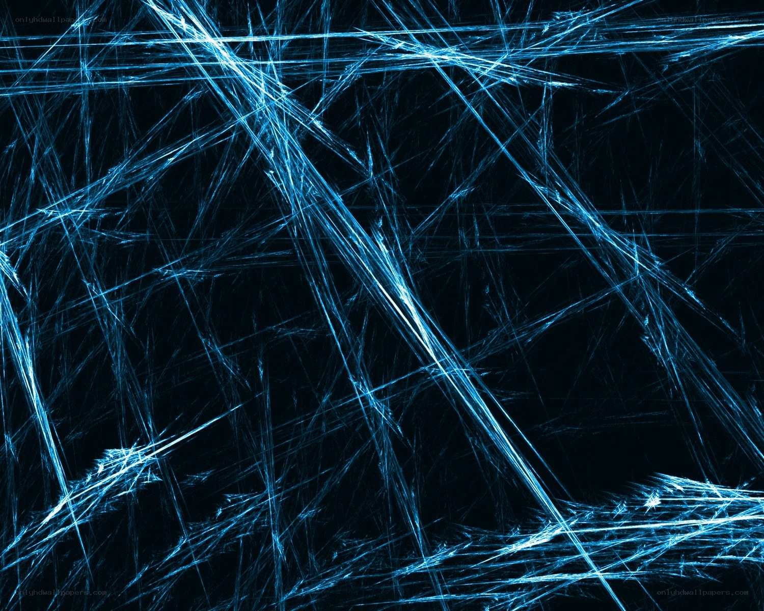 blue fractal line pattern
