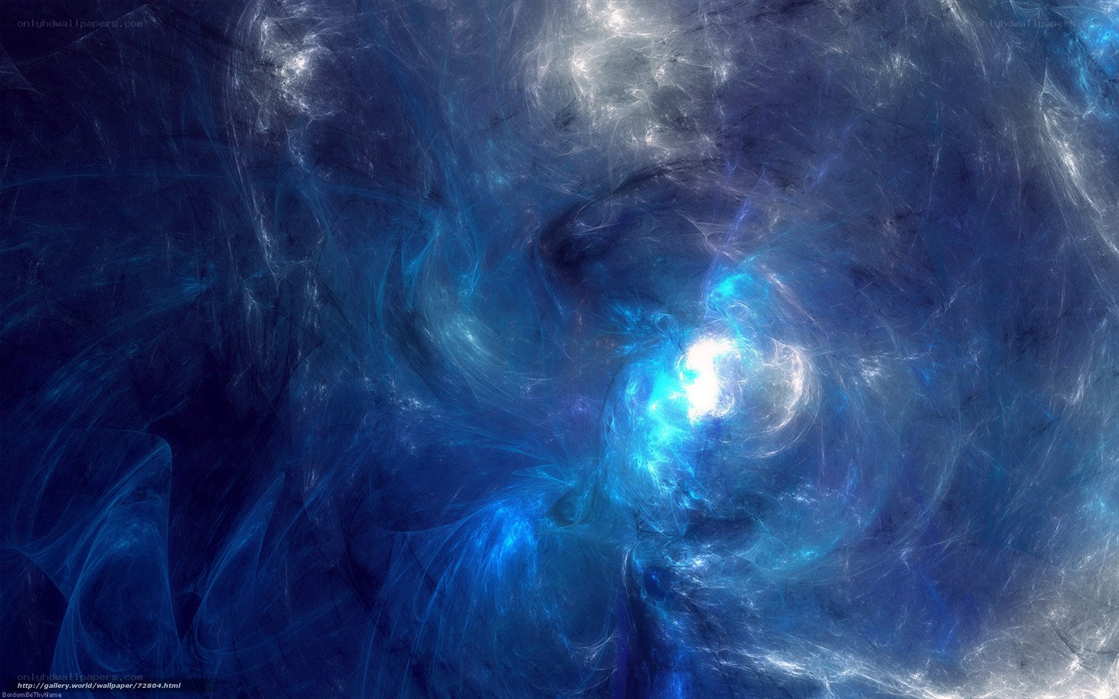 Blue Fractal Nebula