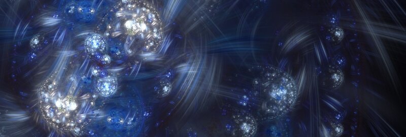 Blue Fractal Patterns — Ethereal, Abstract, Fractals