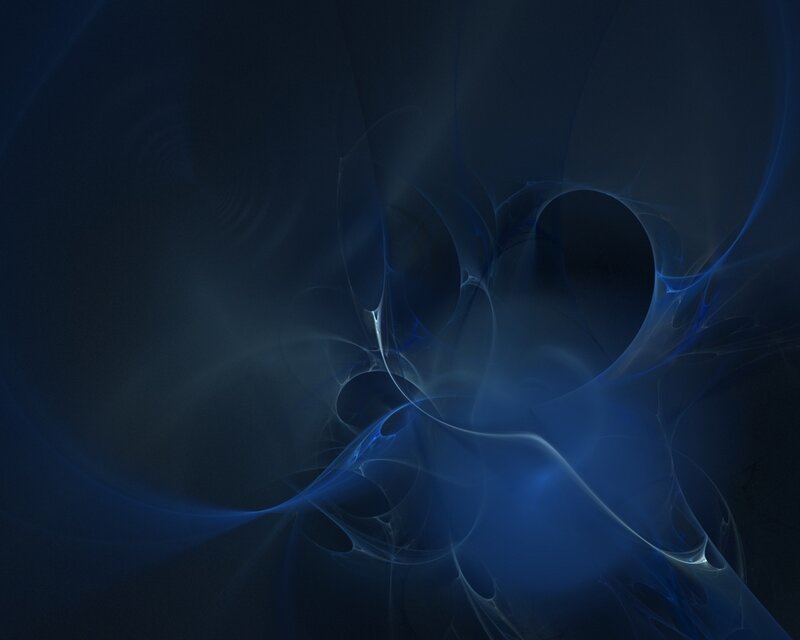 Blue Fractal Patterns — Serene