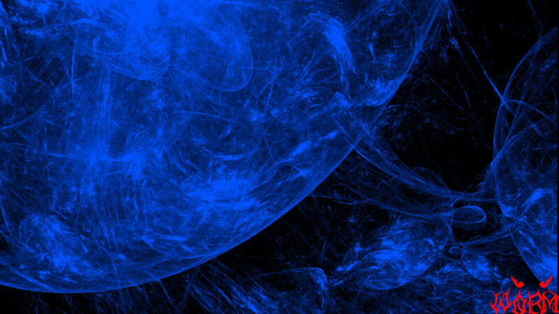 Blue Fractal Smoke