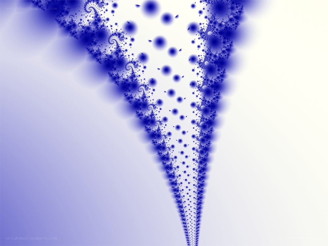 blue fractal spiral pattern