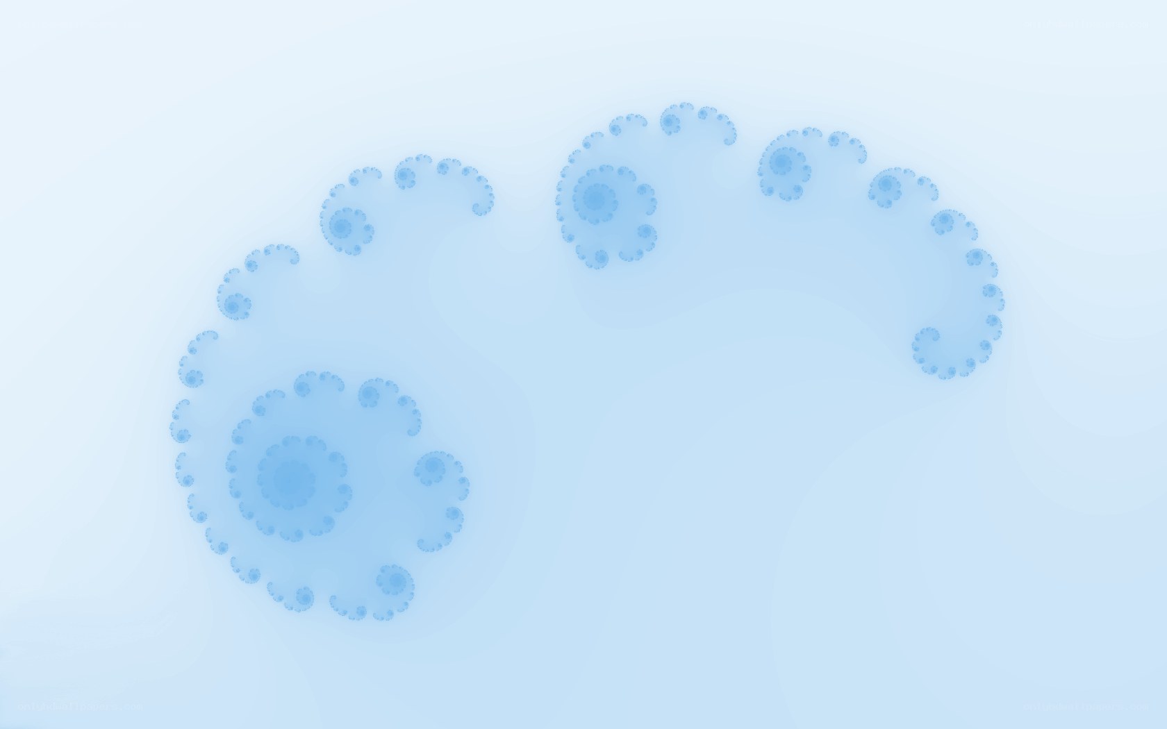 blue fractal spiral patterns